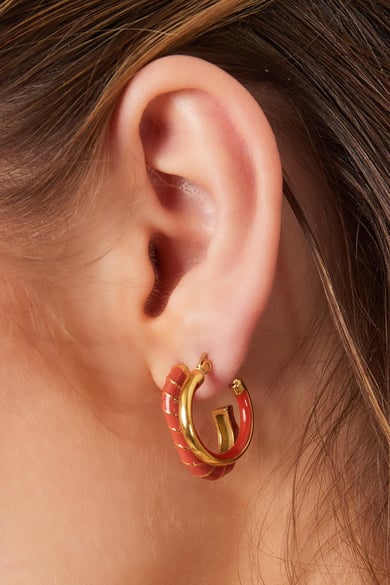 Stainless steel earrings Rose h5 Picture3